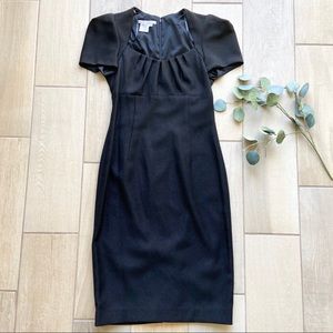 NWT Maggy London Shimmer Midi Dress w/Tulip Sleeve